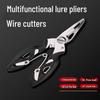 Multifunctional Stainless Steel Fishing Pliers - Line Cutter, Split Ring Opener, Hook Remover, Scissors
