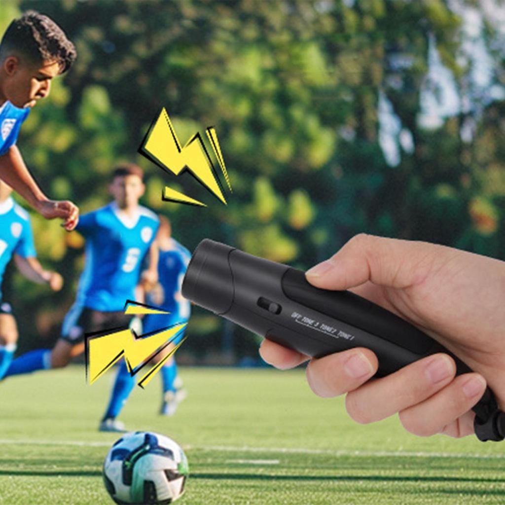 3 Sound Effects Electronic Whistle ABS High Volume Match Whistle with Lanyard Multifunctional Sports Traning Whistle