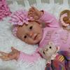 BZDOLL 55 CM 3D-Paint Koža Viditeľné žily Silikón Reborn Hračka bábiky pre dievčatko Bebe Mať cievy Lisa Alive Dress Up Play House
