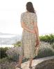 Casual Breastfeeding Maternity Retro Flower [Seraphin] Dress, Dress, TAMIKA, Women's,
