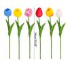10pcs Artificial Tulips Simulation Tulip Holiday Present Accessory for Indoor Outdoor Garden Yard Present Supply