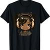 Anime en Muziek Zwart Meisje Anime Merchandise Afro Afro-Amerikaans T-shirt(4)