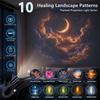 Usb Healing Landscape Projector Light 10 Patterns Flexible Rotation Moon Cloud Sea Forest Coast Projection Lamp For Bedroom
