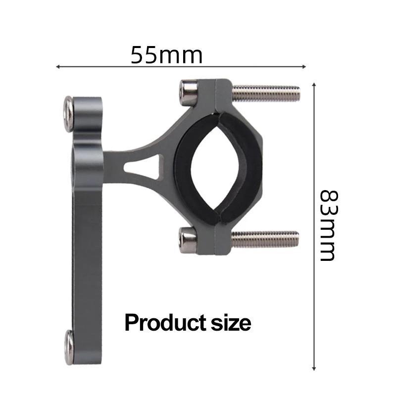 Bicycle Water Bottle Holder Adapter Aluminum Alloy Handlebar Water Cup Rack Bracket Clip Cycling Accessories Conversion Seats Cup Holders 5