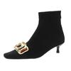High Heels Suede Ankle Boots Women Luxury Pointed Toe Shoes Woman Winter 2025 Trend Elegant Sexy Pumps Snow Chelsea Botas Mujer
