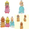 Lindo Peluche de la Princesa Super Mario Rosa Amarillo Azul 25cm Relleno Suave de Algodón PP