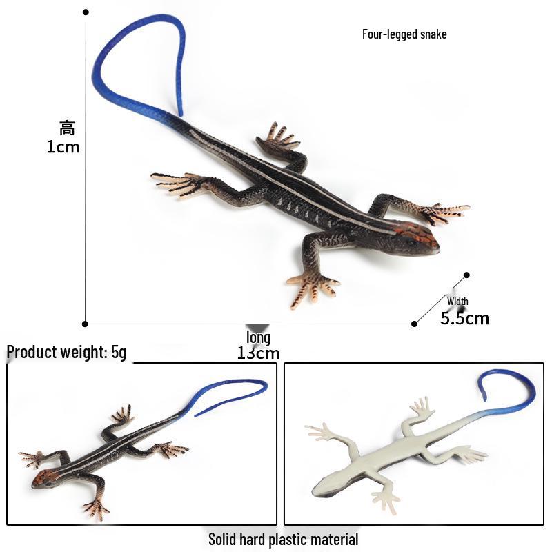 Kids' Educational Reptile Model: Gecko Simulation Ornament