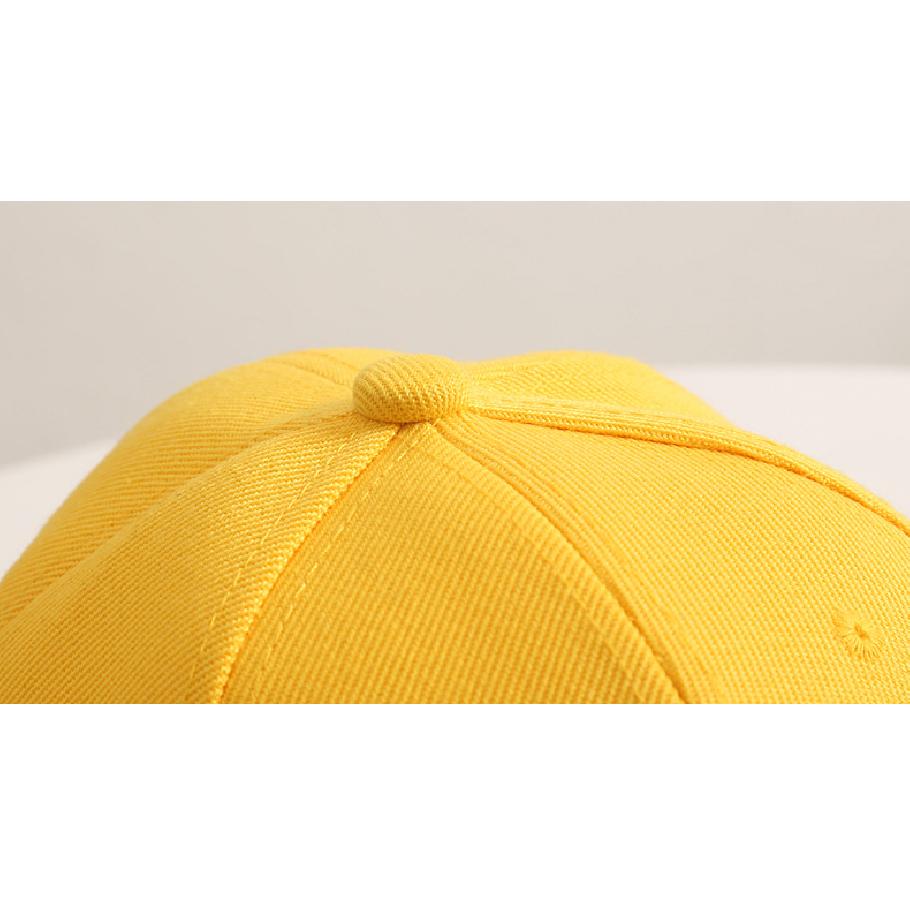 Children's solid-color, plain-brimmed sun hat, outdoor sun protection baseball cap, duckbill cap