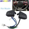 For mazda 3 mazda5 CX-7 BL 2008-2013 Control Switch Car Styling Volume Mode Function Left+Right Steering Wheel Control Buttons