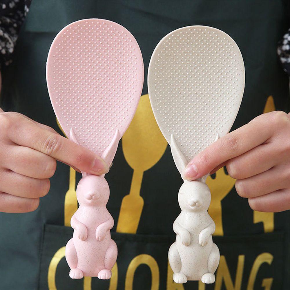 Cute Wheat Straw Cooking Tools Kitchen Accessories Rice Shovel Rice Cooker Supplies Non-stick Spoon