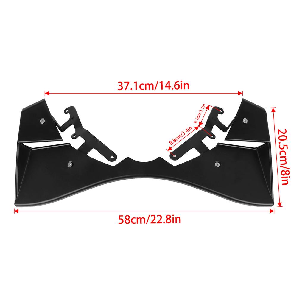 Für SUZUKI GSX-R1000 GSXR1000 GSXR 1000 2017 2018 2019-2025 Frontspoiler Aerodynamischer Deflektor GP-FLÜGEL Motorradzubehör
