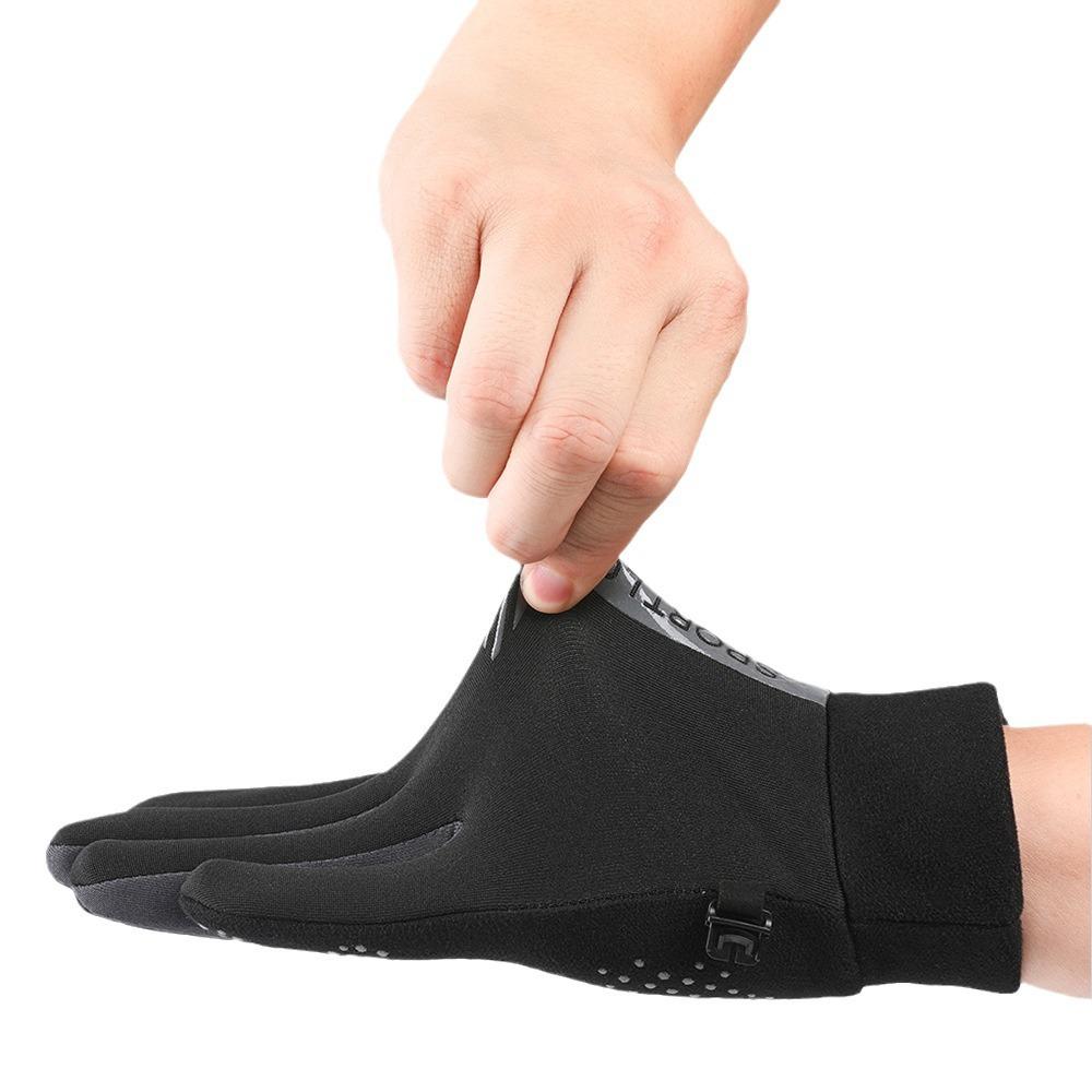 Warm Gloves for Men and Women In Autumn and Winter Outdoor Sports Cycling Plus Velvet Windproof Cold Waterproof Mountaineering Touch Screen Gloves
