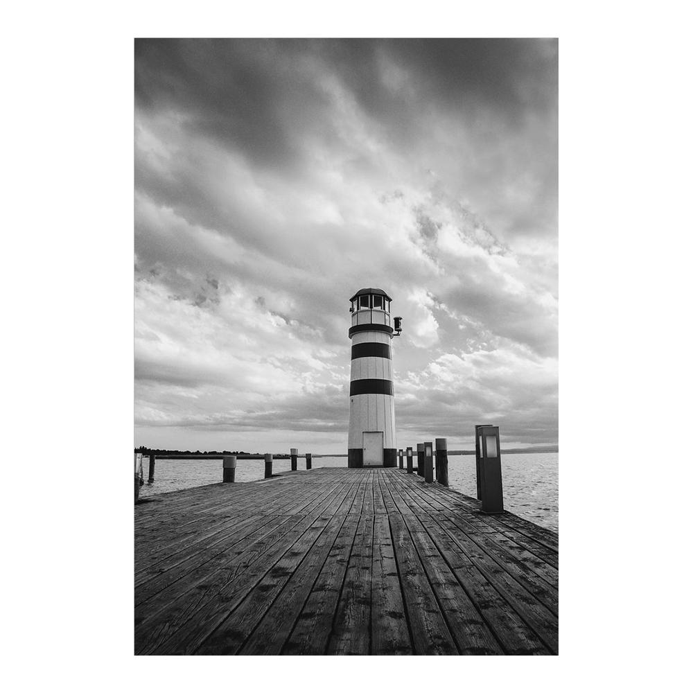 Dock-Landschaftsserie, Lake Pier, Leinwand-Wandkunst, Vintage-Holzsteg-Gemälde, moderne Poster und Drucke für Wohnzimmer, Heimbilder, Dekor