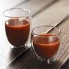 80/250/350/450ML Double Wall Glass Coffee Mug Tea Beer Milk Mug Handmade Transparent Lemon Mug Drinkware Copo Caneca Criativa