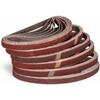 Lot of 120 Cloth Sanding Belts 13 X 457 Mm (grains 20/40/60/80/120/180/240) – Compatible Black & Decker