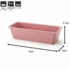 MIYAWO Bakeware Baker's Pound Cake Pan, Pink, 25cm Diameter x 10cm Depth x 6.5cm Height, Microwave, Dishwasher, and Oven Safe, BKS02-098