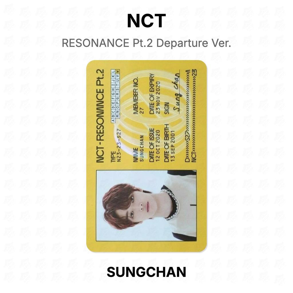 NCT RESONANCE Pt.2 Departure Ver. Official Photocard