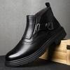 Modeklassiker Herren Stiefeletten Mode Business Lederstiefel Britischer Stil Lässige High-Top-Stiefel für Herren Büro Formelle Stiefel Botas2025