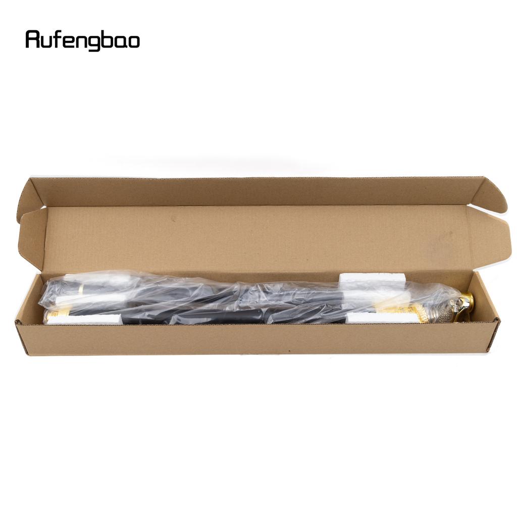 Goldene weiße Schlangenkobra Gentleman-Gehstock, modischer Gehstock, Gentleman-Gehstock mit Krummstabknauf, 92 cm