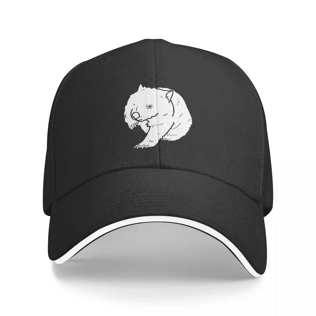 Australian Wombat Doodle Cap Casual Baseball Caps Adjustable Hat Hip Hop Summer Unisex Baseball Hats Customizable Polychromatic