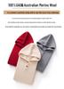 Women's Pure Wool Hooded Sweater - Thick, Loose, Casual Base Layer for Autumn/Winter