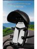 Motorrad/Fahrrad Wasserdichte Stoßfeste Handyhalterung mit Sonnenschutz für Navigation