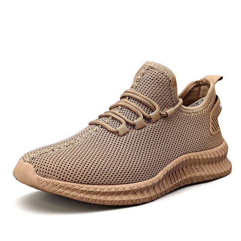 Couple fly-woven mesh men's large-size sports shoes summer lightweight breathable girls running shoes casual shoes