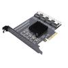 PCIE To 4 Port     SFF 8087 Adapter PCIE 3.0 X4 Expansion Card Support for   10 11 2003 System
