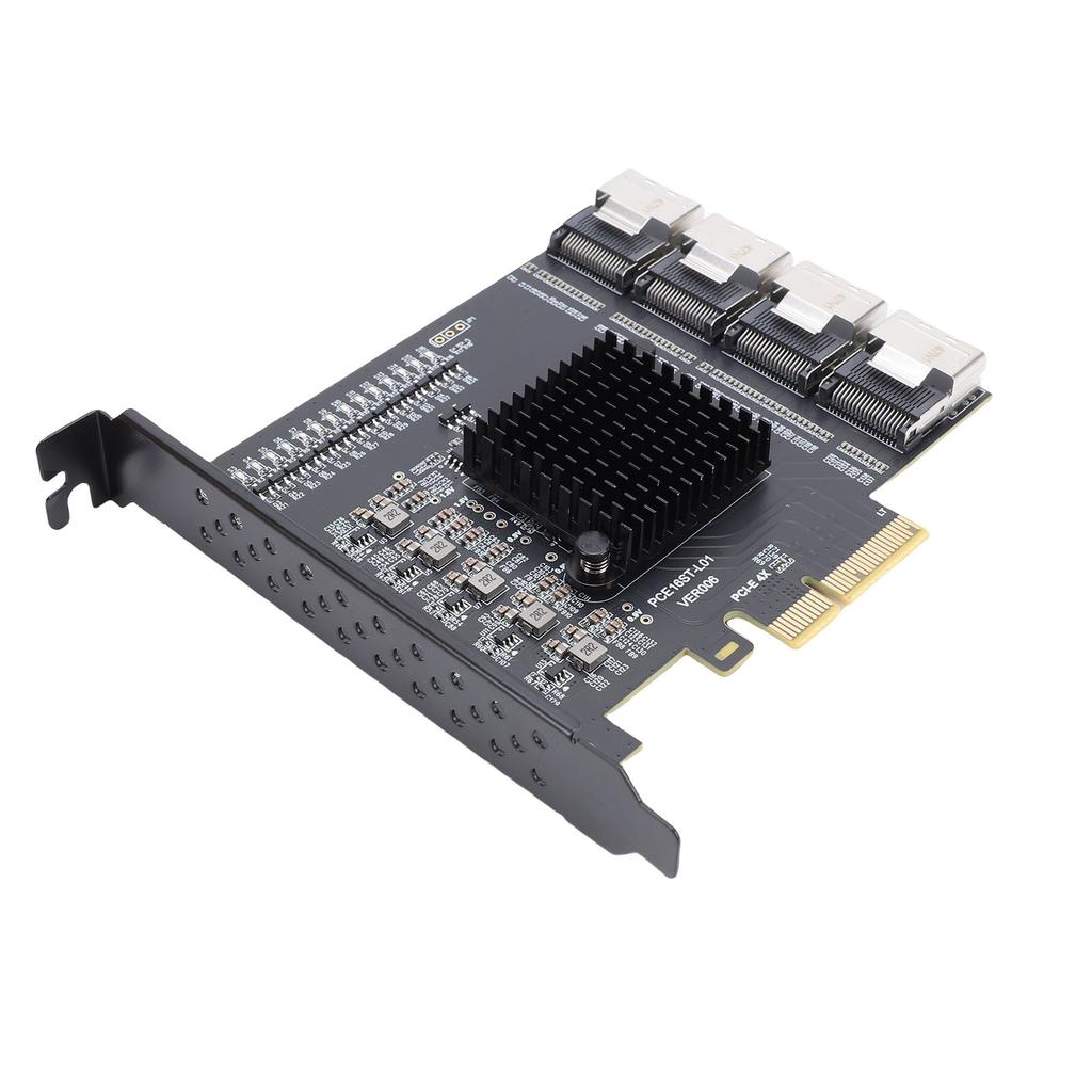 PCIE To 4 Port SFF 8087 Adapter PCIE 3.0 X4 Expansion Card Support for 10 11 2003 System