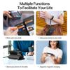 For iPhone 15 Pro Max Case DUX DUCIS Lawa Series Detachable Magnetic Cowhide Leather Cover Zipper Wallet