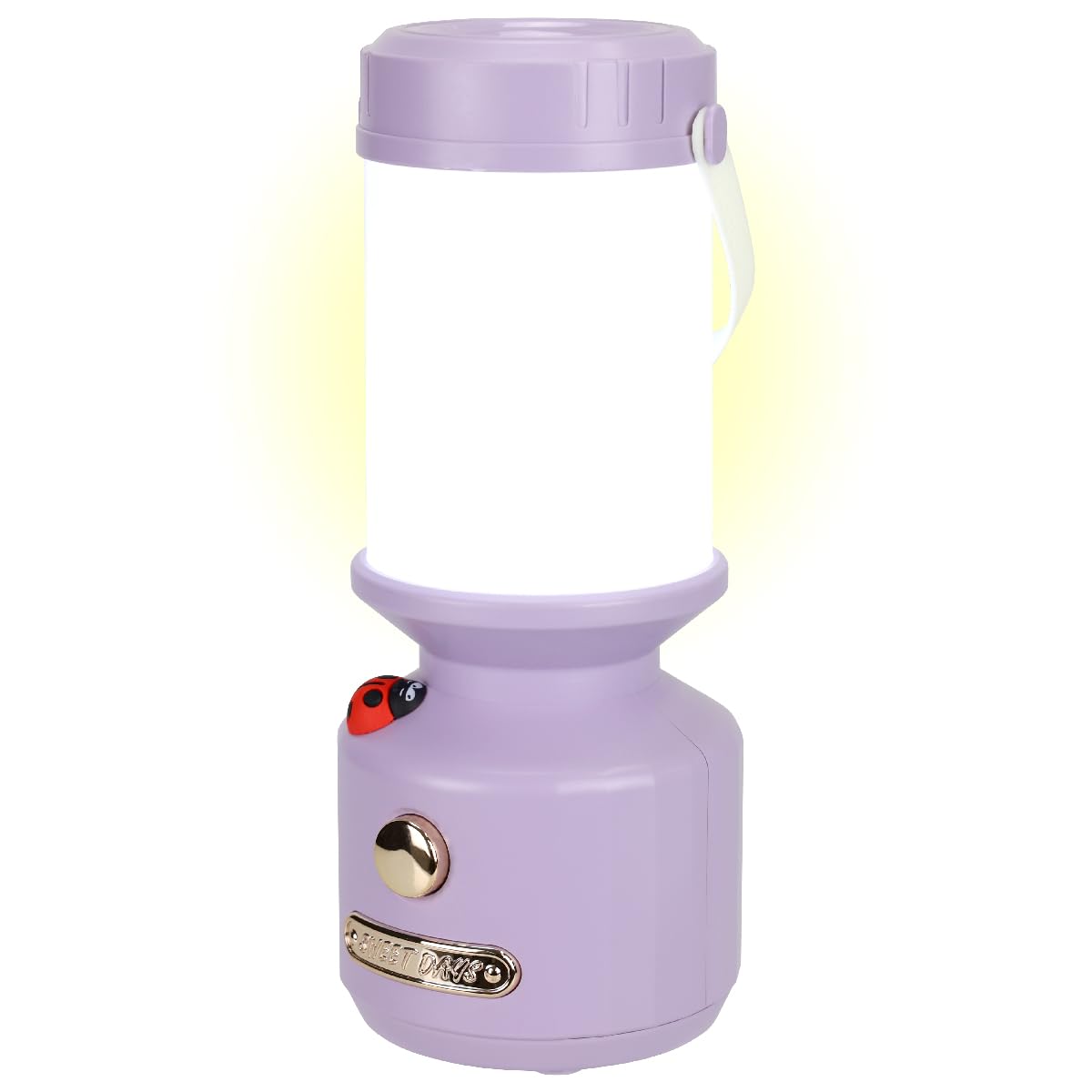 

VALIS Rechargeable LED Lantern, Stylish and Cute, Perfect for Camping, Outdoors, and Interior Use, USB Light (Violet)