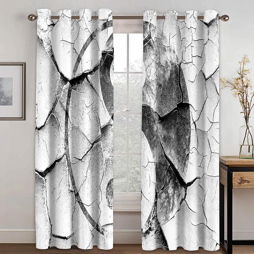 3D Golden Yellow Tai Chi Bagua Texture Sunshade Curtains 2 Panel Taoist Culture Lovers Living Room Bedroom Window Decor Curtains