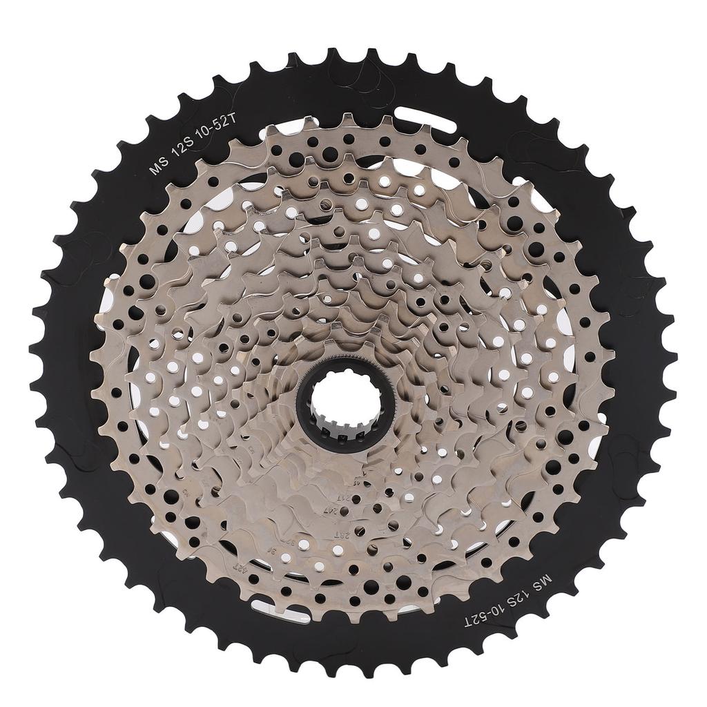 Mountain Bike Cassette Ultra Light Spline 12 Speed 10‑52T Cassette for M7100 M8100 XTR M9100