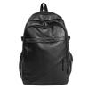 Business Men's PU Backpack Computer Backpack Student Large Capacity Schoolbag