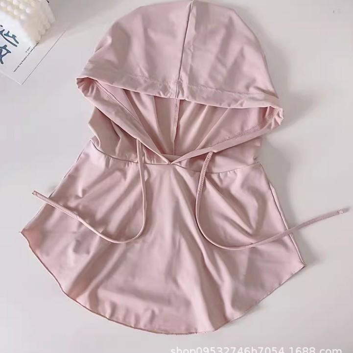 Ice Silk UV Protection Hat with Integrated Face Mask and Neck Gaiter for Cycling
