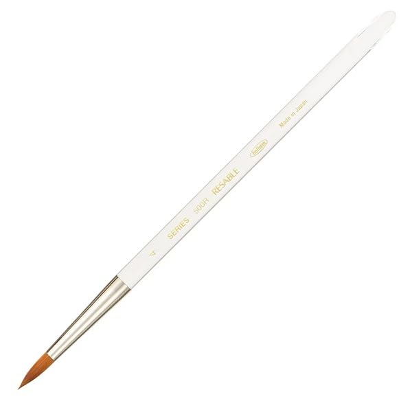 

Holbein Watercolor Paint Brush Resable 500R Round 4 203703 No.