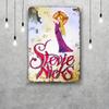 Mfoever Latta Stevie Nicks Segni Metallici Decorazioni Murali Segni Metallici Vintage Capitano Poster Metallico Decorazione per Bar Pub Club Decorazione Murale