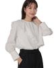 Yours Asymmetrical Ruffle Design Blouse BFXU1781 Medium White Women's