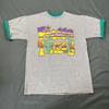 Vintage San Antonio Texas Graphic Tee Double Sleeve Single Stitch XL Grey VTG