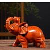 Rosewood Wood Carving Crafts Elephant Statue 2 Pcs/set Vintage Home Decor Ornaments Living Room Decoration Sculpture