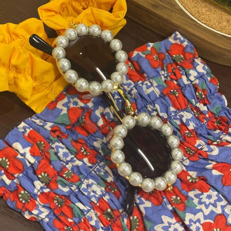 Dogs Sunglasses Small Breeds Dogs Goggles- UV Protection Eye Wear Windproof Anti-Fog Pet Glasses for Small Dogs Cat