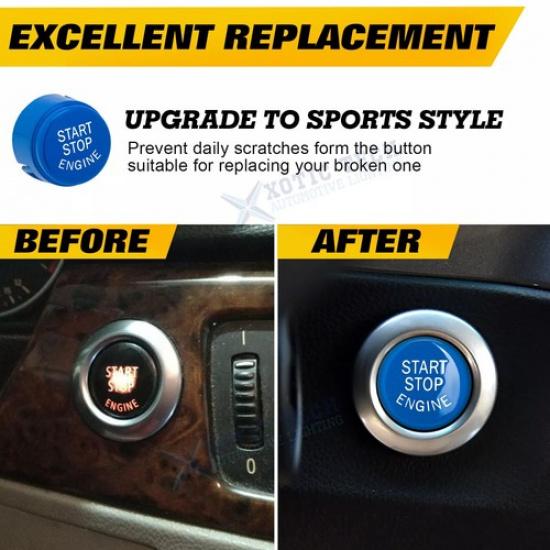 For BMW 5 Series F10 F11 F07 535i Start Stop Engine Switch Button Replace Cover