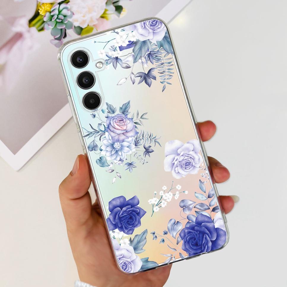 Case For Samsung Galaxy A34 5G 6.6"Cute Cat Astronaut Soft Silicone TPU Cover For Samsung A34 A34 5G Shockproof Phone Case Funda