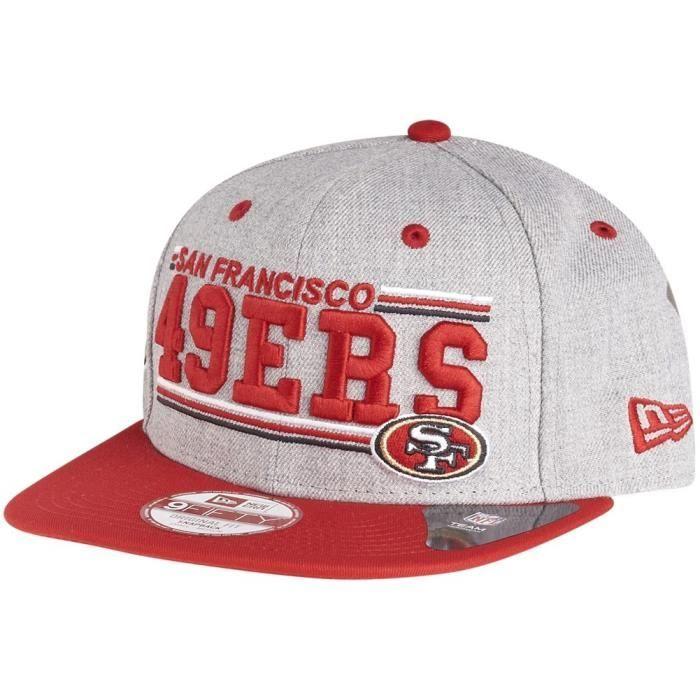 Casquette Snapback - New Era - 9Fifty - San Francisco 49ers - Gris - 100% Coton