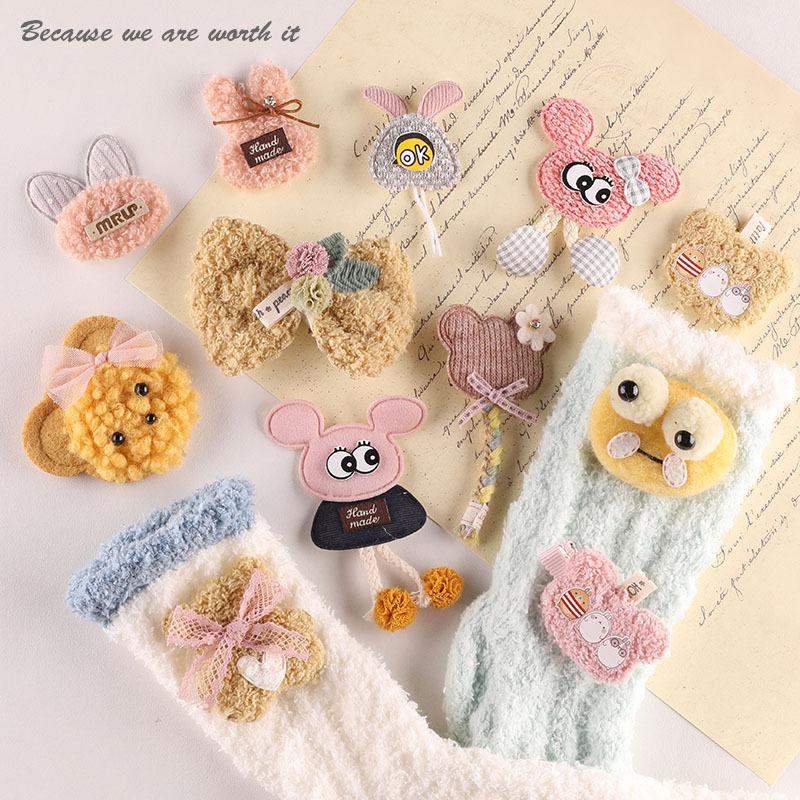 Hair Accessories Accessories Socks Shoes And Hats Decorative Accessories Bear Bow Hairpin Accessories Brooch Handmade Diy Clothing Accessories