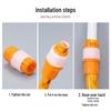 Universal Quick Connector for Garden Water Gun: 4-Point To 6-Point Pipe Connector for Flower and Vegetable Watering
