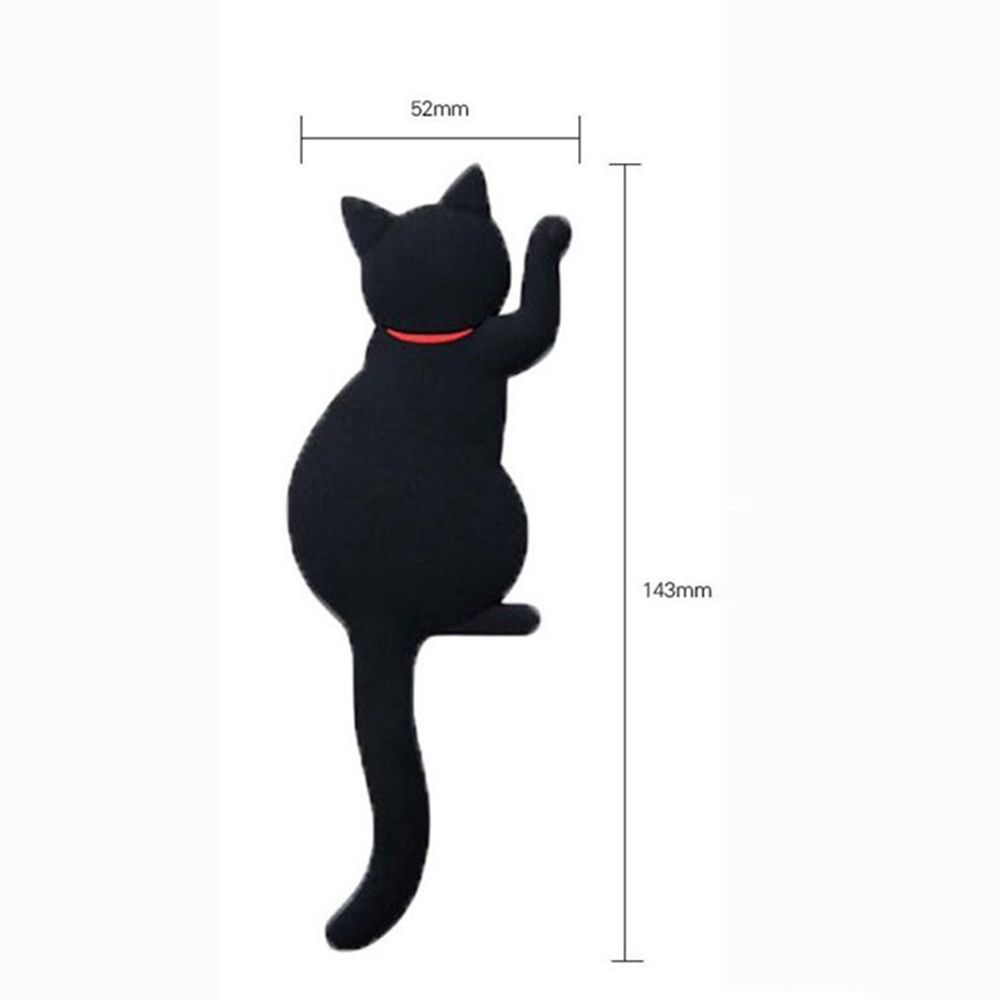 Universal Lovely Cartoon Hooks Cat Fridge Magnet Refrigerator Sticker