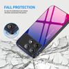 For Xiaomi Poco F6 Pro 5G/Redmi K70 5G/K70 Pro Case Tempered Glass Phone Cover Gradient Color