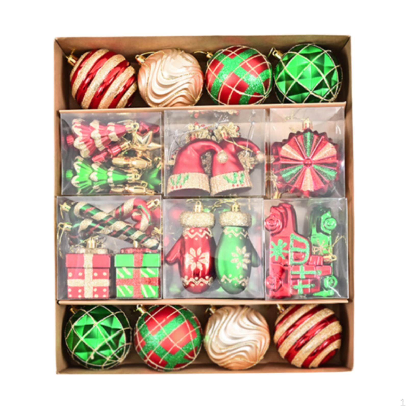 

78x Tree Ornaments for Christmas Celebrations