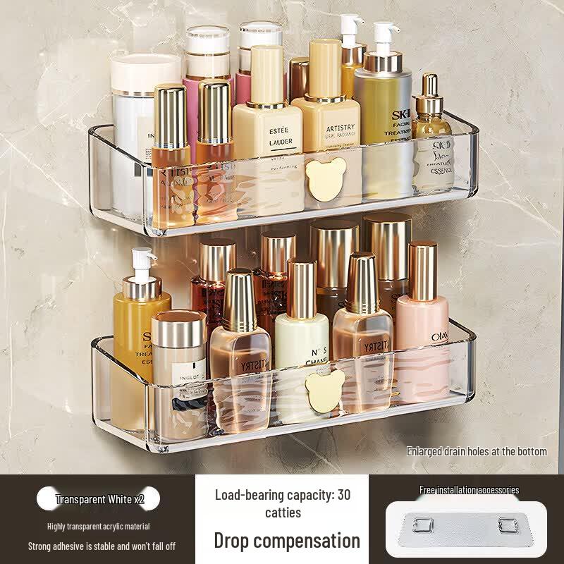 LIEI Wall-Mounted Suction Cup Corner Shelf
